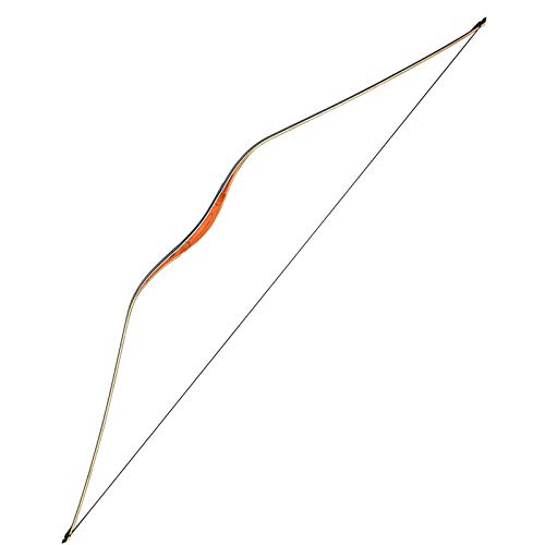 KAINOKAI 60 Traditional Hunting LongbowHunting Recurve Archery BowRecurve Bow Set (20lbs50lbs) (Elf 40lbs)