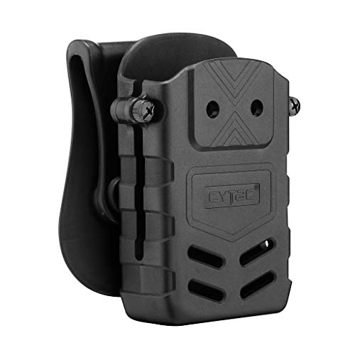 Single Magazine Pouch Fit AR15 M4 M16  556mm Rifle Mag Holder  Polymer Paddle Holster  30°Adjustable Cant  Ambidextrous  Outside Waistband  Black